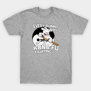 Funny Every Bunny Was Kung Fu Fighting T-Shirt